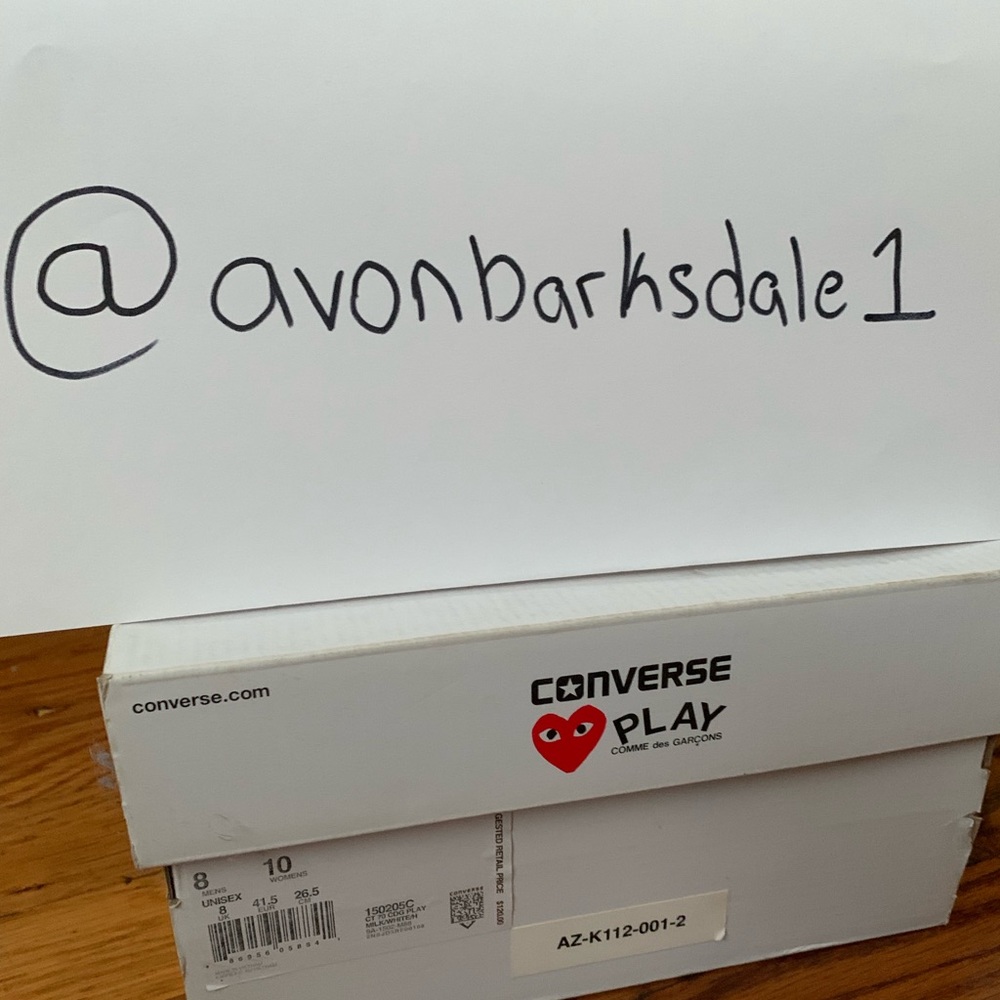 Comme Des Garcons Play Converse